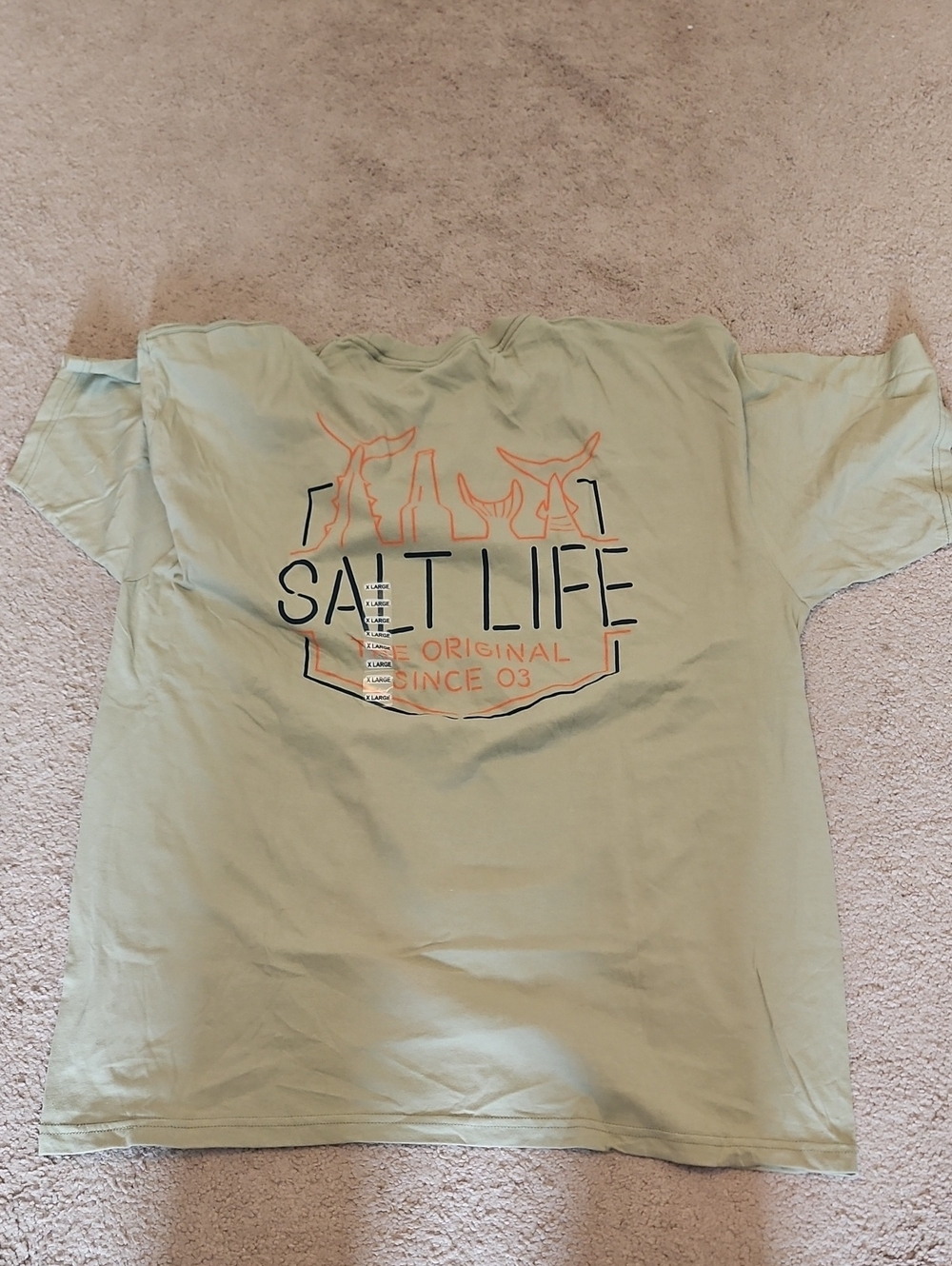 New Salt Life Graphic Tees - Mint & Khaki - Picture 12 of 16
